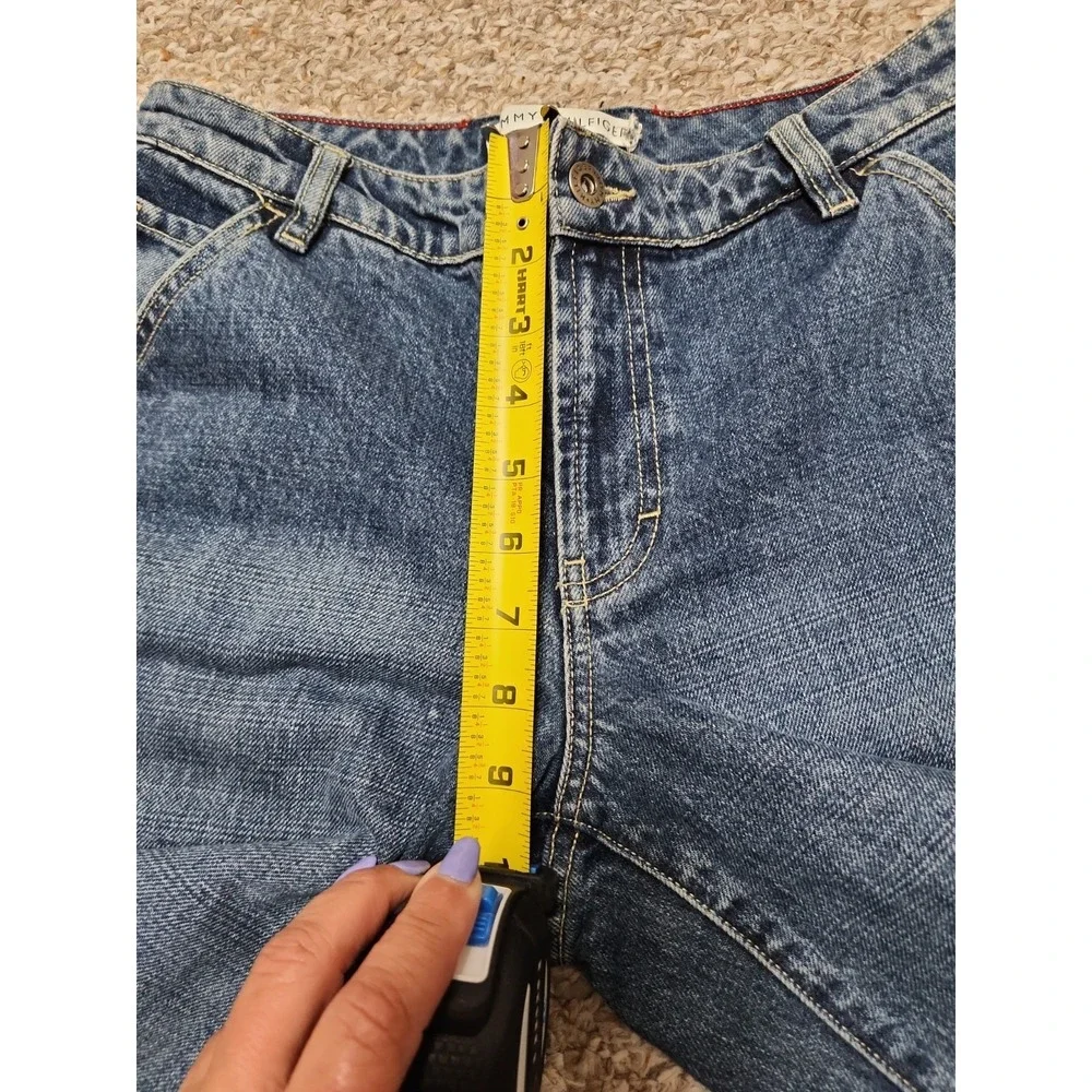 Tommy Hilfiger Size 6 Womens‎ Jeans Cropped Cuffed Capri Vintage Stretch